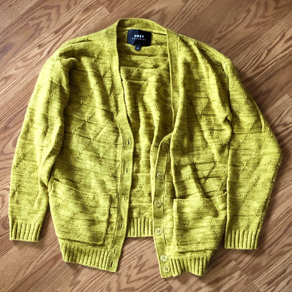Obey Cardigan Sweater